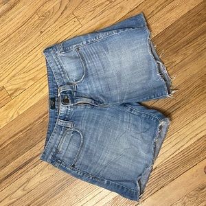 Size 4 J Crew high rise Jean shorts